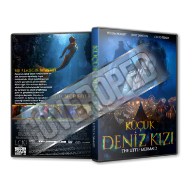 Küçük Deniz Kızı - The Little Mermaid - 2018 Türkçe dvd Cover Tasarımı